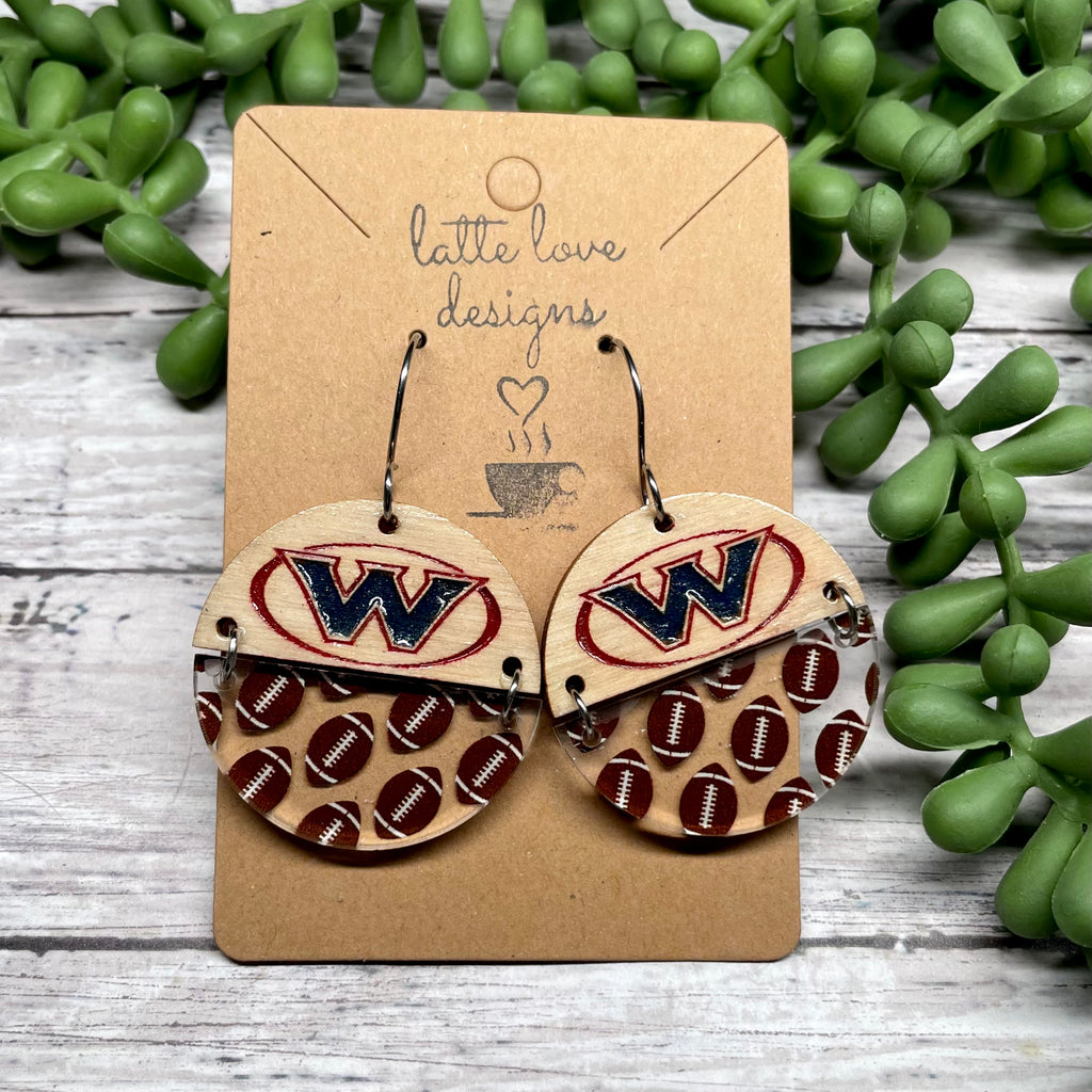 West HS Spirit Earrings